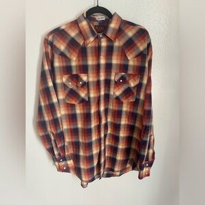 Plains Western Shirt Men’s Large Tall